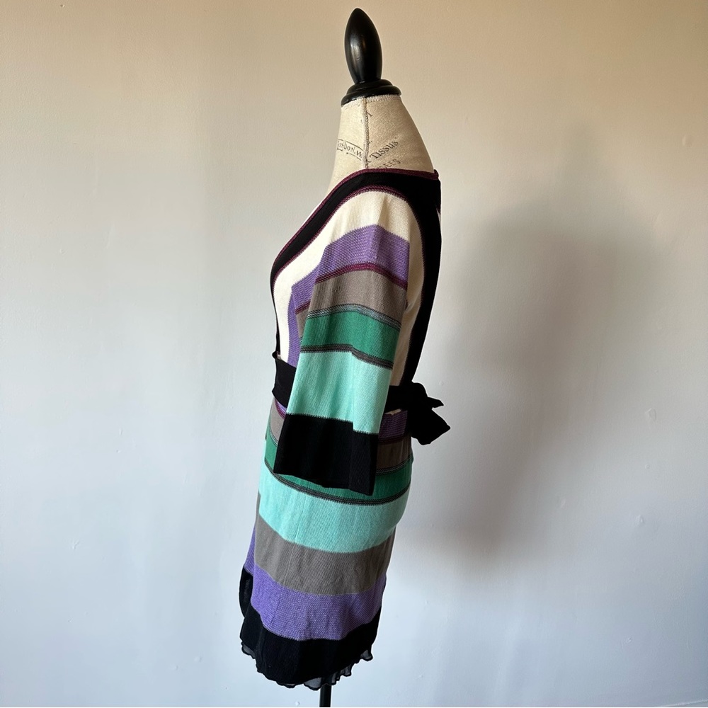 Missoni V-Neck Zig Zag Knit Dress 42 Medium - Picture 8 of 16